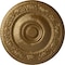 Ekena Millwork Neuveau Ceiling Medallion (Fits Canopies up to 6 3/8"), Hand-Painted Pale Gold, 24 1/4"OD x 2"P CM24NAPAS - alternate 1